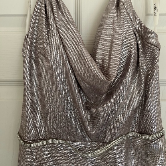 NWOT Rose Gold Bodycon Dress - Picture 5 of 7